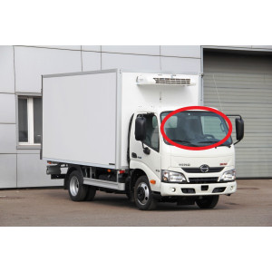 Hino 300 Euro 4 широкая кабина(стекло лобовое в клей )